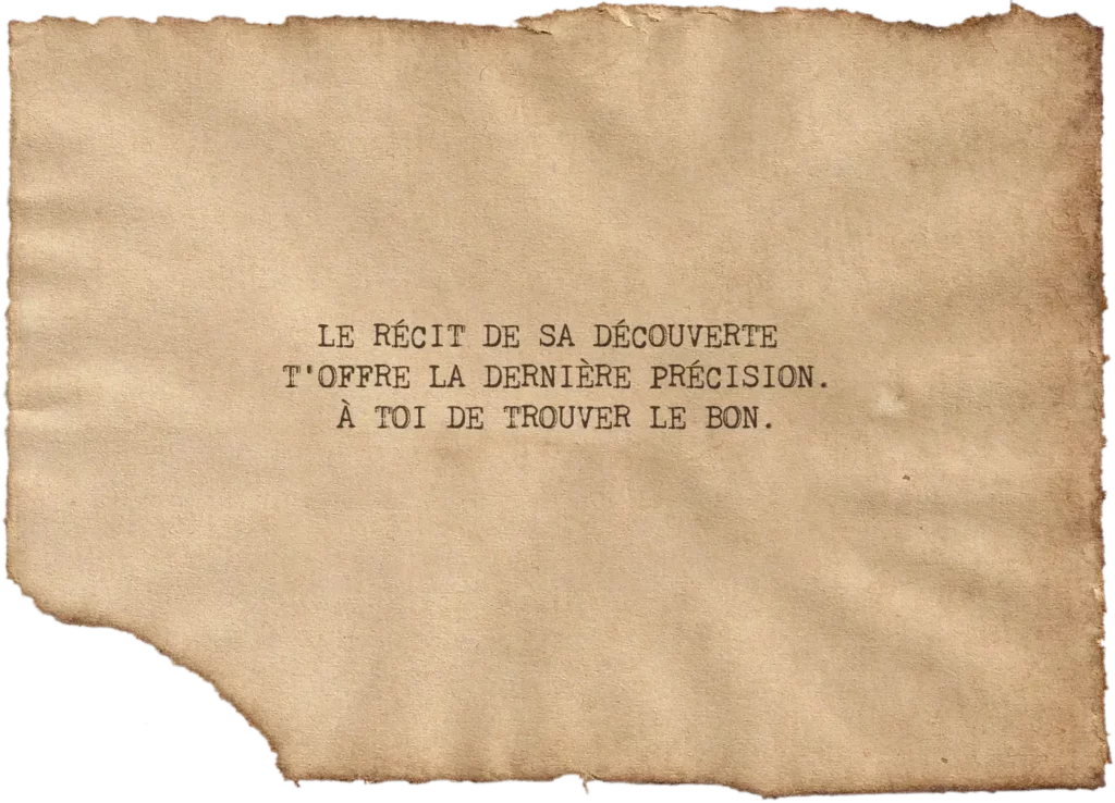 Indice pour avancer dans la chasse au trésor à Fribourg.